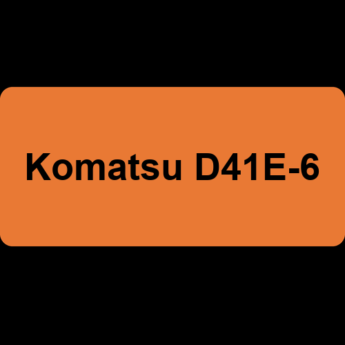 Komatsu D41E-6